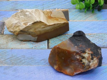 MIXED ROUGH LOT ROCK STONE LAPIDARY SPECIMEN