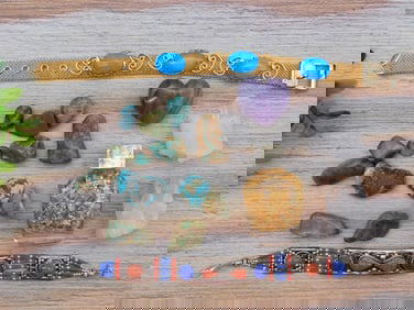 MIXED LOT ROCK STONE LAPIDARY SPECIMEN