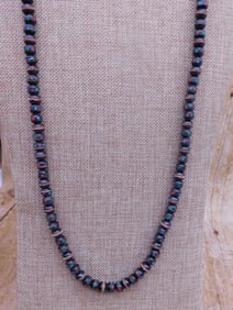 AFRICAN TRADE BEADS ROCK STONE LAPIDARY SPECIMEN