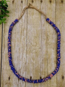 AFRICAN TRADE BEADS ROCK STONE LAPIDARY SPECIMEN