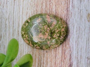 UNAKITE CABOCHON ROCK STONE LAPIDARY SPECIMEN