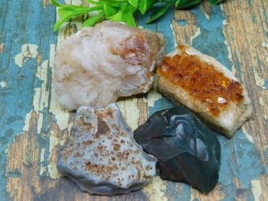 MIXED LOT ROCK STONE LAPIDARY SPECIMEN