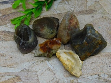 MIXED ROUGH ROCK ROCK STONE LAPIDARY SPECIMEN