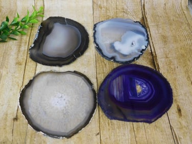 AGATE SLICES ROCK STONE LAPIDARY SPECIMEN