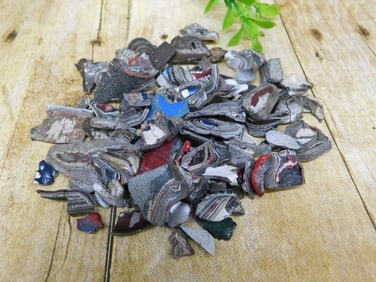 FORDITE MOTOR CITY AGATE ROCK STONE LAPIDARY SPECIMEN