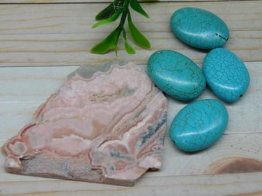 MIXED LOT ROCK STONE LAPIDARY SPECIMEN