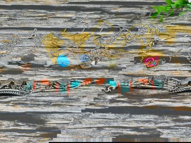 MIXED JEWELRY LOT ROCK STONE LAPIDARY SPECIMEN