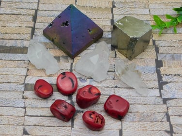 MIXED LOT ROCK STONE LAPIDARY SPECIMEN