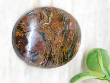 PIETERSITE CABOCHON ROCK STONE LAPIDARY SPECIMEN