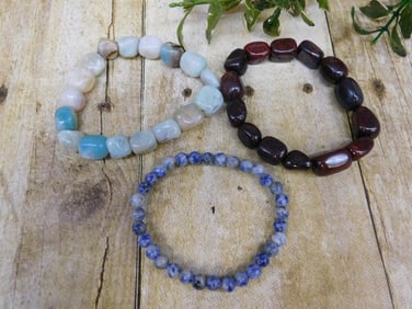 STONE BRACELETS ROCK STONE LAPIDARY SPECIMEN