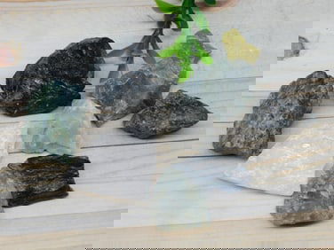 MIXED ROUGH ROCK ROCK STONE LAPIDARY SPECIMEN