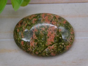 UNAKITE CABOCHON ROCK STONE LAPIDARY SPECIMEN