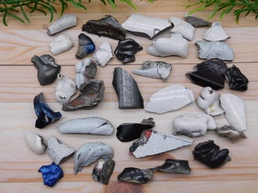 FORDITE MOTOR CITY AGATE ROCK STONE LAPIDARY SPECIMEN