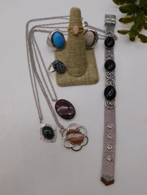 MIXED LOT ROCK STONE LAPIDARY SPECIMEN