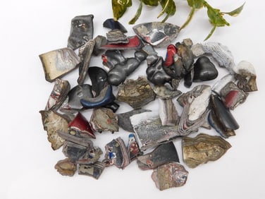 FORDITE MOTOR CITY AGATE ROCK STONE LAPIDARY SPECIMEN