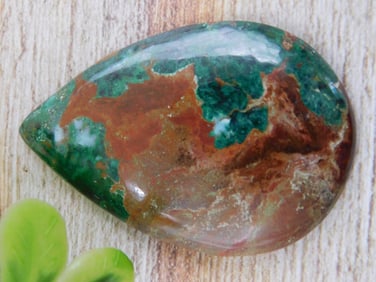 CHRYSOCOLLA CABOCHON ROCK STONE LAPIDARY SPECIMEN