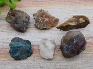 MIXED ROUGH ROCK ROCK STONE LAPIDARY SPECIMEN