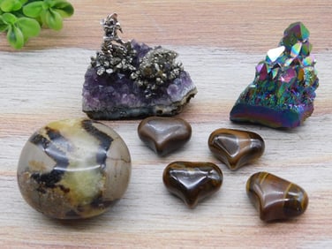 MIXED LOT ROCK STONE LAPIDARY SPECIMEN