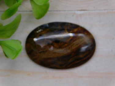 PIETERSITE CABOCHON ROCK STONE LAPIDARY SPECIMEN