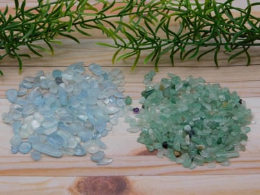 AVENTURINE AND AQUAMARINE ROCK STONE LAPIDARY SPECIMEN