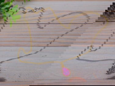 DRUZY QUARTZ PENDANT ON CHAIN NECKLACE ROCK STONE LAPIDARY SPECIMEN