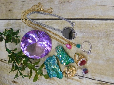 MIXED LOT ROCK STONE LAPIDARY SPECIMEN