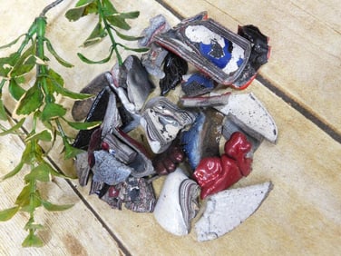 FORDITE MOTOR CITY AGATE ROCK STONE LAPIDARY SPECIMEN