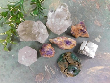 MIXED LOT ROCK STONE LAPIDARY SPECIMEN