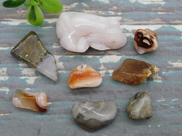 MIXED LOT ROCK STONE LAPIDARY SPECIMEN