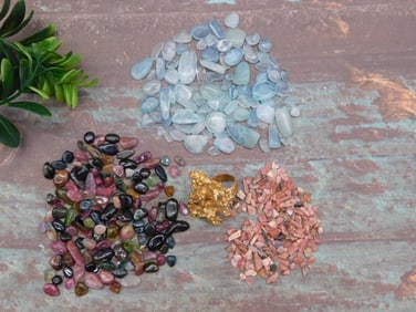 MIXED LOT ROCK STONE LAPIDARY SPECIMEN