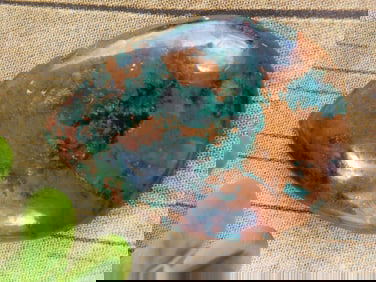 CHRYSOCOLLA CABOCHON ROCK STONE LAPIDARY SPECIMEN