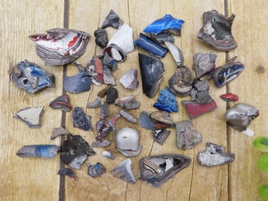 FORDITE MOTOR CITY AGATE ROCK STONE LAPIDARY SPECIMEN