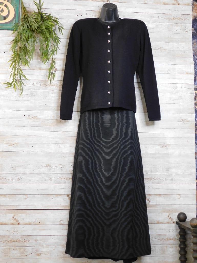 ANNE KLEIN ITALIAN SKIRT AND SWEATER VINTAGE CLOTHING: ANNE KLEIN ITALIAN SKIRT AND SWEATER VINTAGE CLOTHING
