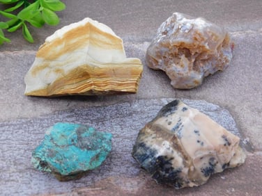 MIXED LOT ROCK STONE LAPIDARY SPECIMEN