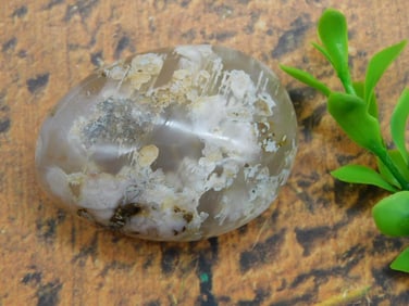 HATMANS FLOWER PETAL AGATE ROCK STONE LAPIDARY SPECIMEN