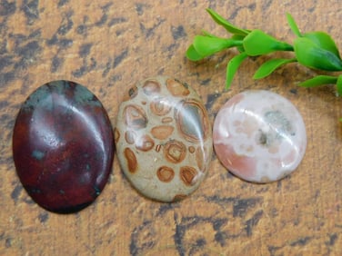 CABOCHONS ROCK STONE LAPIDARY SPECIMEN