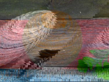 BANDED JASPER SPHERE ROCK STONE LAPIDARY SPECIMEN