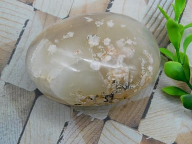 HATMANS FLOWER PETAL AGATE ROCK STONE LAPIDARY SPECIMEN