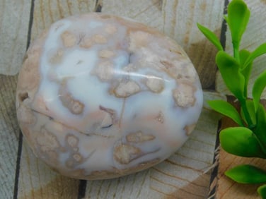 HATMANS FLOWER PETAL AGATE ROCK STONE LAPIDARY SPECIMEN