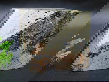 OCEAN JASPER BALANCING CUBE ROCK STONE LAPIDARY SPECIMEN