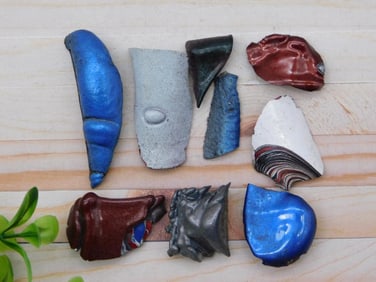 FORDITE MOTOR CITY AGATE ROCK STONE LAPIDARY SPECIMEN