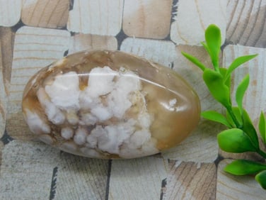 HATMANS FLOWER PETAL AGATE ROCK STONE LAPIDARY SPECIMEN