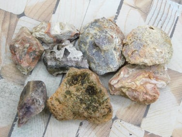 MIXED LOT ROCK STONE LAPIDARY SPECIMEN
