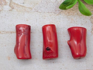 RED CORAL ROCK STONE LAPIDARY SPECIMEN