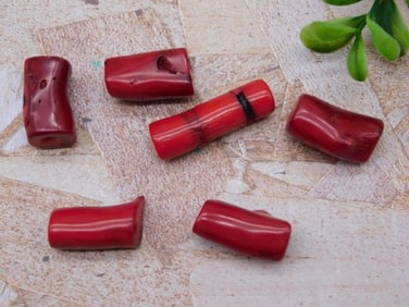 RED CORAL ROCK STONE LAPIDARY SPECIMEN