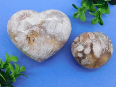 HATMANS FLOWER PETAL AGATE ROCK STONE LAPIDARY SPECIMEN