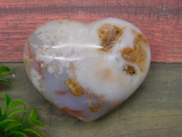 HATMANS FLOWER PETAL AGATE ROCK STONE LAPIDARY SPECIMEN