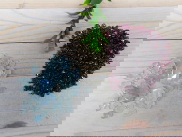 AVENTURINE AND GARNET GEMSTONES ROCK STONE LAPIDARY SPECIMEN