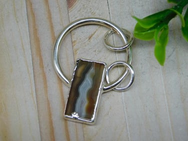 LAGUNA LACE PENDANT ROCK STONE LAPIDARY SPECIMEN