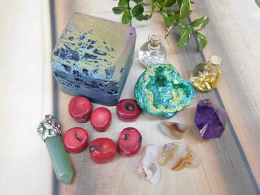 MIXED LOT ROCK STONE LAPIDARY SPECIMEN